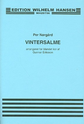 Vintersalme for mixed chorus a cappella score