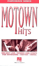 Paperback Songs - Motown Hits songbook melody line/lyrics/chords