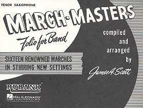 March-Masters: for band tenor saxophone