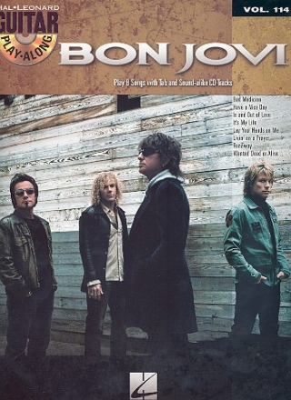 Bon Jovi (+CD): guitar playalong vol.114 songbook vocal/guitar/tab