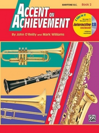 Accent on Achievement vol.2 (+CD-ROM): for band baritone bass clef