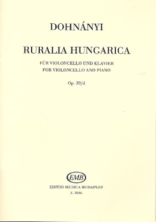 Ruralia Hungarica op.32d fr Violoncello und Klavier