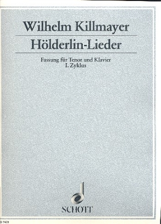 Hlderlin-Lieder fr Tenor und Klavier oder Orchester Klavierauszug