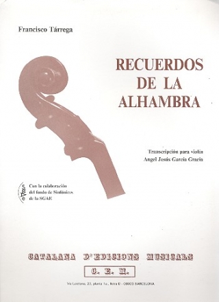 Recuerdos de la Alhambra para violino