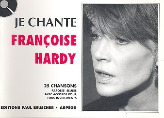 Je chante Francoise Hardy songbook paroles/diagrammes guitares/ accords