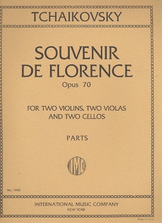 Souvenir de Florence op.70 for 2 violins, 2 violas and 2 cellos parts