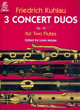 3 Concert Duos op10b for 2 flutes parts