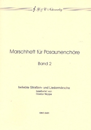 Marschheft fr Posaunenchre band 2 Partitur