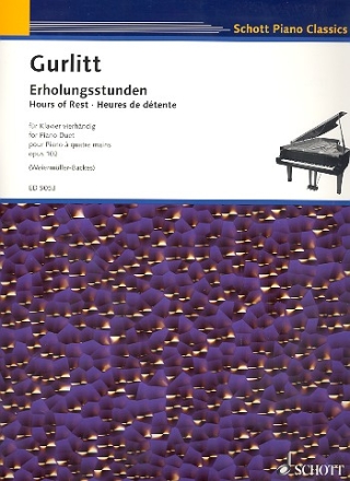 Erholungsstunden op.102 fr Klavier zu 4 Hnden