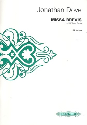 Missa brevis fr gem Chor und Orgel Partitur