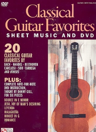 Classical Guitar Favorites (+DVD) 20 favorites for guitar (notes and tab)