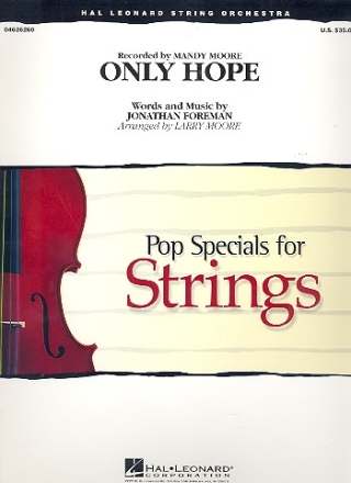 Only Hope for string orchestra score and ((8-8-4)-4-4-4), piano, percussion (2)