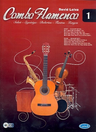 Combo Flamenco vol.1 (+CD): for flamenco guitar and 3 instruments score (en/sp)