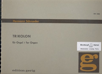 Trikolon fr Orgel