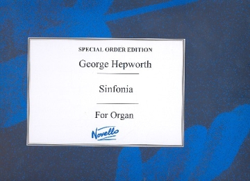 Sinfonia in g Minor for organ archive copy