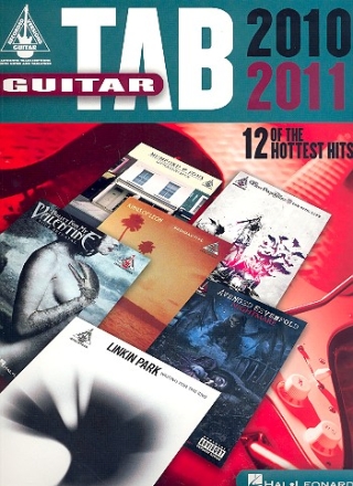 Guitar Tab 2010-2011 songbook vocal/guitar/tab/rockscore recorded guitar versions