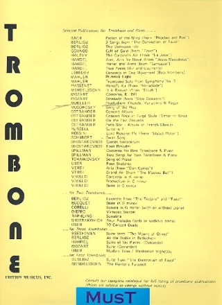 Prludium, Choral, Variationen und Fuge fr Bassposaune (Tenorposaune) und Klavier (Orgel)