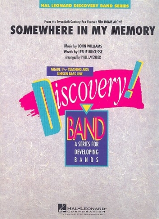 Somewhere in my Memory: for concert band score and parts