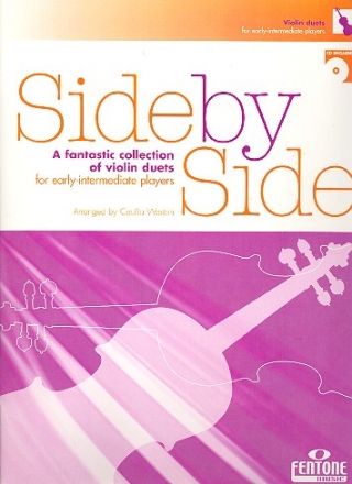 Side by Side (+CD) for 2 violins score