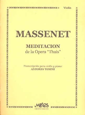 Meditacion para violin y piano