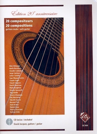 20 compositeurs (+CD) pour guitare