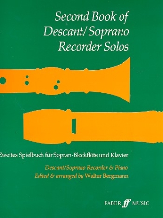 Second Book of Descant Recorder Solos for descant recorder and piano