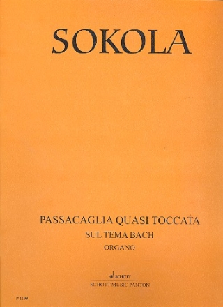 Passacaglia quasi Toccata Sul Tema Bach fr Orgel