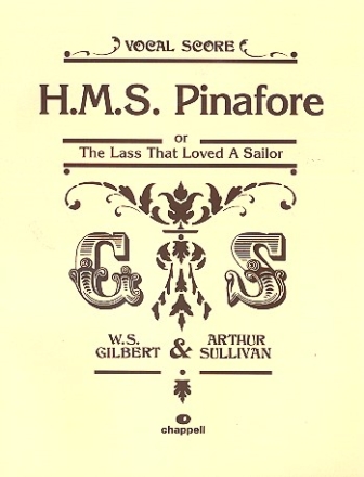 HMS Pinafore fr Soli, gem Chor und Piano Partitur