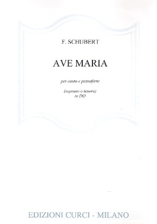 Ave Maria (Do major) per soprano (tenore) e pianoforte