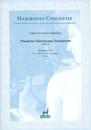 Duodena selectarum sonatarum Band 2 (Nr.4-6) fr 2 Violinen und Bc Partitur und Stimmen