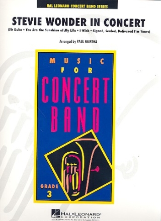 Stevie Wonder in Concert: for concert band score and parts