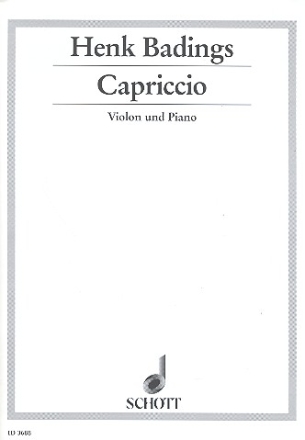 Capriccio fr Violine und Klavier