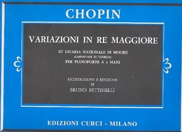 Variationen D-Dur ber Carneval von Venedig fr Klavier zu 4 Hnden Spielpartitur