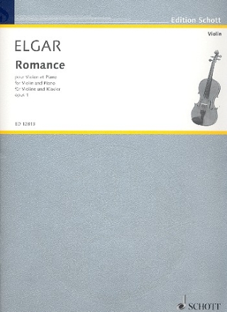 Romance op.1 pour violon et piano