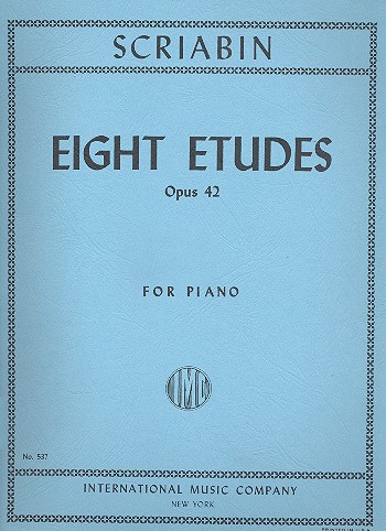 8 Etudes op.42 for piano