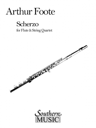 Scherzo for flute, violin, viola and cello score and parts