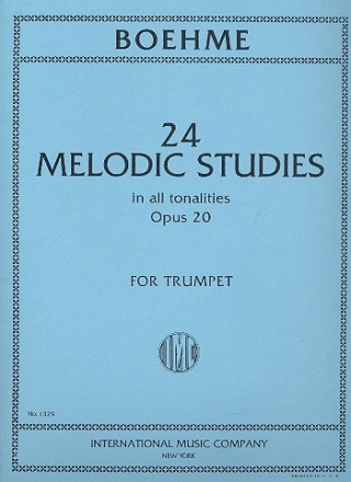 24 melodic Studes in all Tonalities op.20 for trumpet