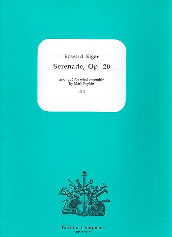 Serenade op.20 for wind ensemble score and parts