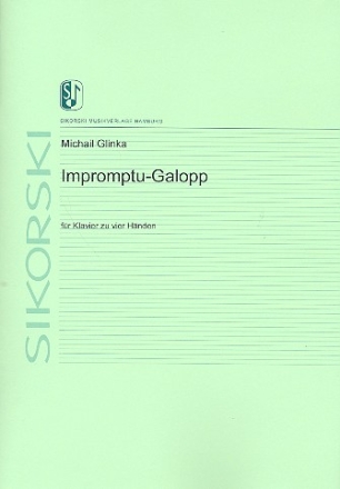 Impromptu-Galopp fr Klavier zu 4 Hnden Spielpartitur,  Archivkopie