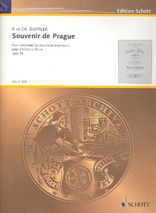 Souvenir de Prague op. 24 fr 2 Flten und Klavier