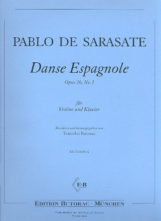 Danse espagnole op.26,1 fr Violine und Klavier