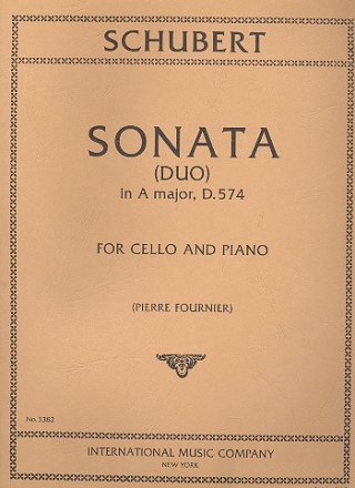 Sonate A-Dur D574 fr Violoncello und Klavier