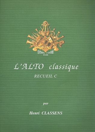 L'alto classique vol.C pour alto et piano