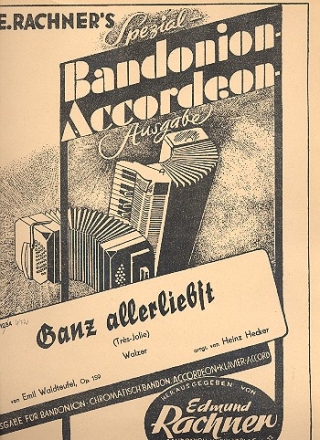 Ganz allerliebst op.159 fr Bandoneon