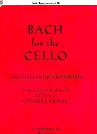 Bach for the Cello (+Audio access included) for cello and piano