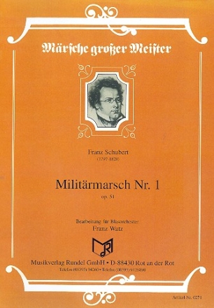 Militrmarsch Nr.1 op.51 fr Blasorchester Direktion und Stimmen