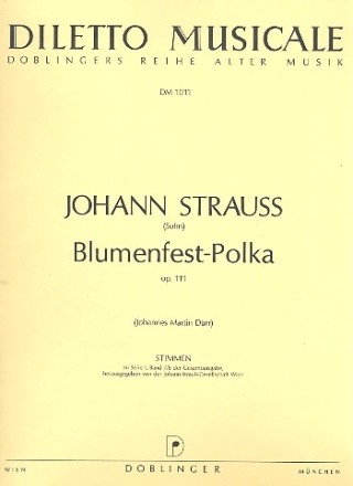 Blumenfest-Polka op.111 fr Orchester Stimmen