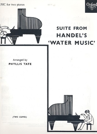 Suite from Water Music for 2 pianos 2 scores