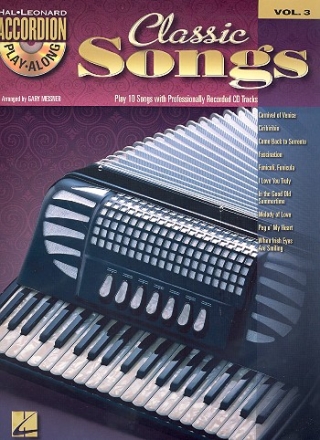 Classic Songs (+CD) for accordion accordion playalong vol.3