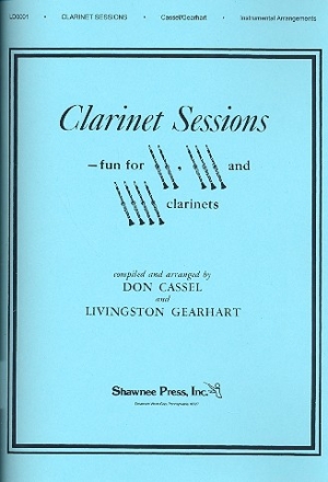 Clarinet Sessions for 2-4 clarinets score,  archive copy